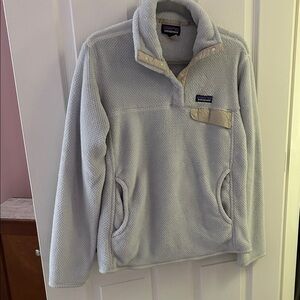 Patagonia Soft Gray Snap-T Fleece
